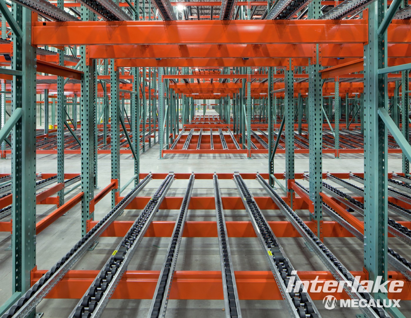 Pallet Flow Racks warehouse storage system